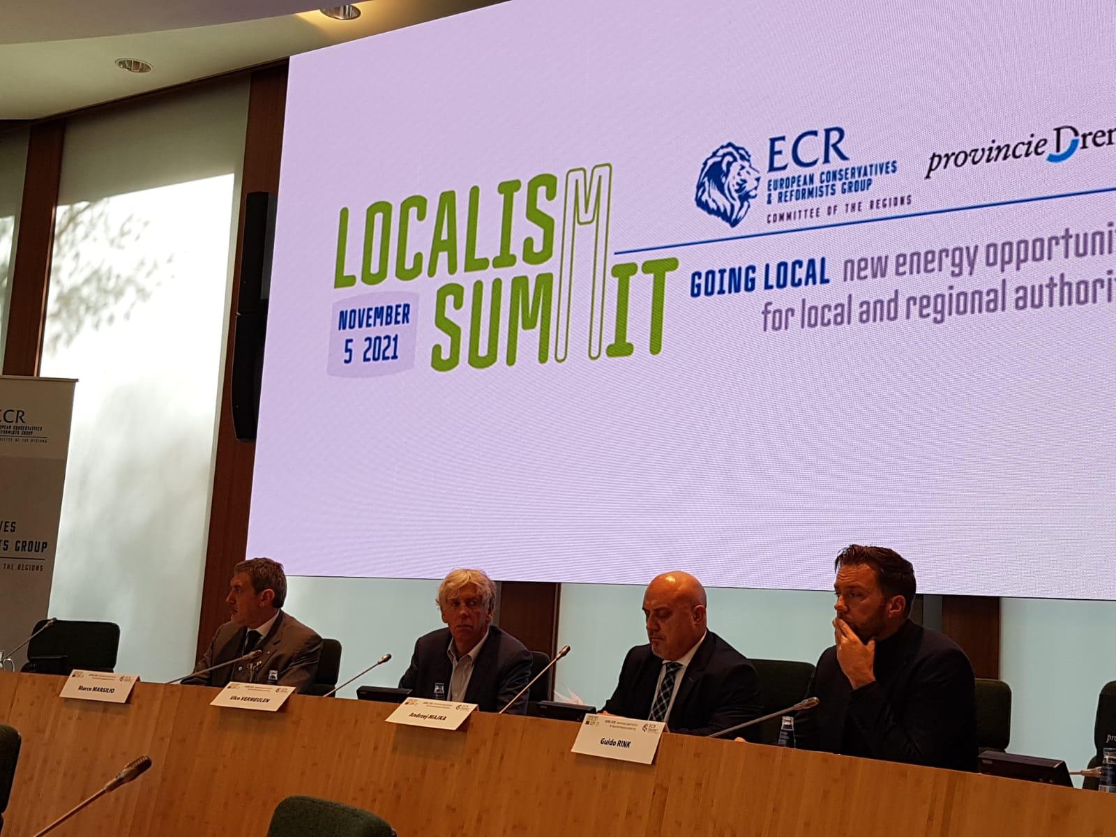 Il Presidente Marsilio interviene al summit sul localismo di Assen in Olanda, per iniziativa delGruppo ECR al Comitato delle Regioni